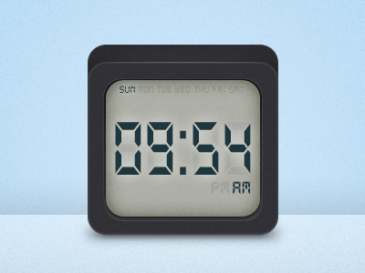 Alarm clock Icon clock gray icon noise texture