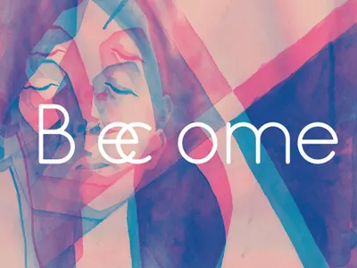 Become become illustration logo
