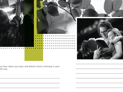 Deeper Still :: Listening Guide black and white dots photography print