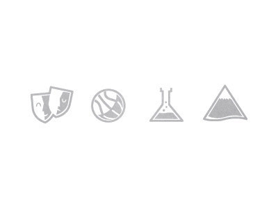 Summer Camp Icons branding camp icons web