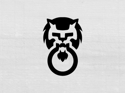 Knocker door head home knocker lion