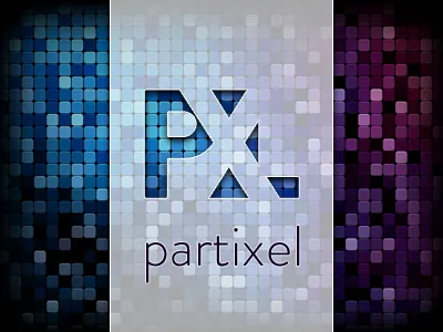 The Art Of Pixel blue violett logo pixel sign