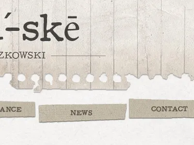 Rejected Work #1 paper texture