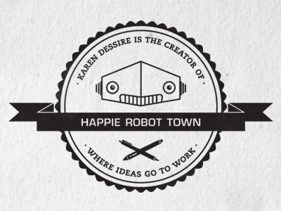 Stamp Choice 3 circle identity robot stamp