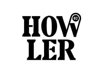 Howler logo type