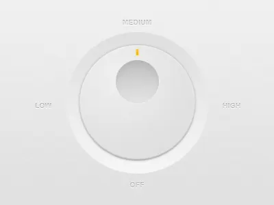 Dial / Button button grey icon ui white yellow