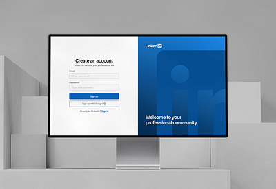 Redesign Concept and Development - LinkedIn design dev development linkedin signup ui ux