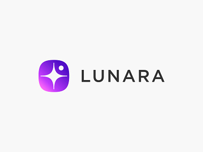 Lunara Logo Design branding calming and empowering branding graphic design logo serene logo tranquility wellness branding wellness logo