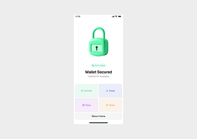 Crypto wallet design ui ux