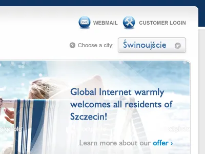 Internet Provider blue design internet photo web