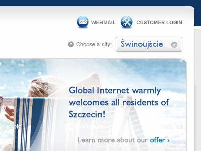 Internet Provider blue design internet photo web