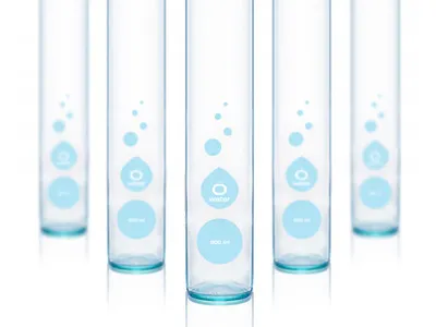 Ô Water - Sparkling Water Bottle Packaging Design bottle packaging