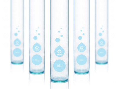 Ô Water - Sparkling Water Bottle Packaging Design bottle packaging