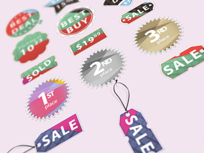 Badges&Tags badges best buy deal icon on price sale sold tag tags
