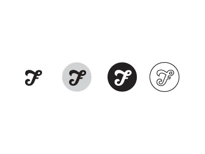 TcF Monogram lettering logo monogram type