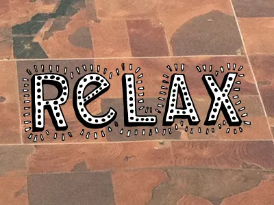 Relax 000 ft 30 frankie says so hand drawn