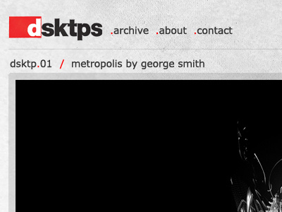 Layout Concept black concept dsktps layout red white
