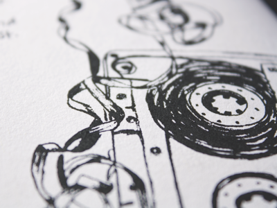 Book Cover Ill black and white book cover cassette tape illustration tape
