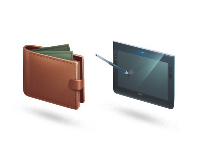 Client & Designer client designer icon wacom wallet ziik