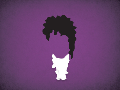 Warm up, day 55 design illustration music prince purple texture vector