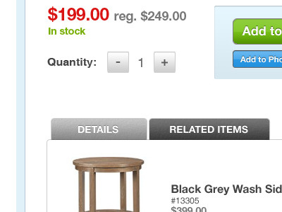 iPad app product detail app blue ecommerce ios ipad mobile product shopping texture