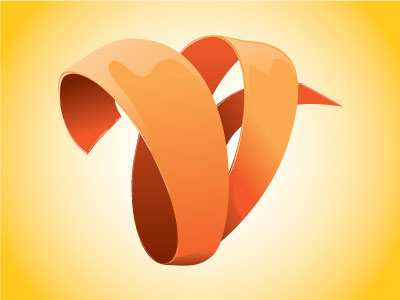 Vee Collective Logo brand brandmark collective identity illustrator logo ribbon vee