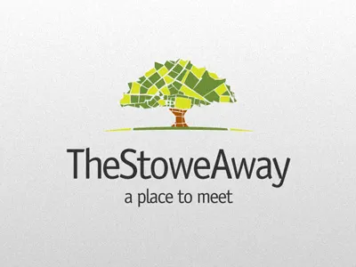 The Stowe Away Logo green logo tree