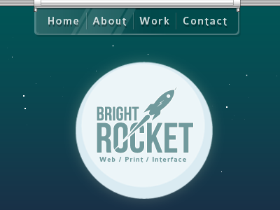 Index2 V4 menu moon nav rocket scifi
