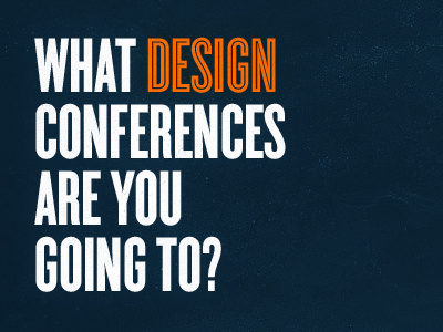 I'm Interested in Knowing... conference design meetup