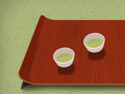 Tea For Two icon tea tray