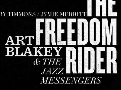 Blue Note style bluenote condensed didot music slab typography