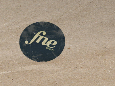 Fine Design - Logo fine fne identity logo