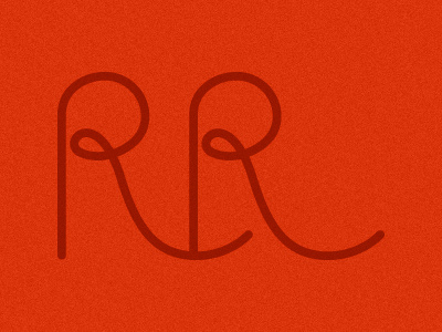 RR hand lettering r reds