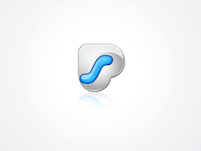 Public Solutions Logo brand identity glossy logo web2.0
