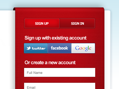 Login sign in web app