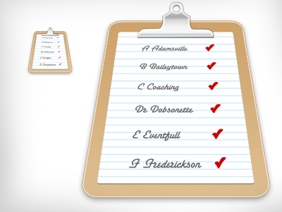 Clipboard Detail clipboard icon