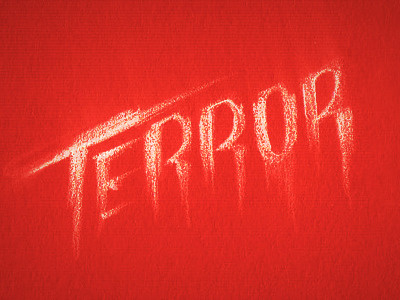 Terror andreirobu.com designersgotoheaven.com hand drawn paper pencil