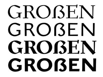 Gilman Capital Eszett capital eszett fonts sans serif serif typography