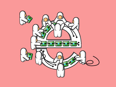 E batteries characters e editorial green icon icons illustration letters magazine pink