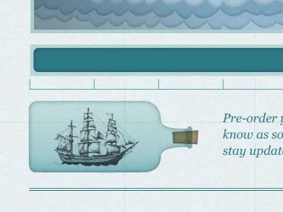 Bottle design illustration web