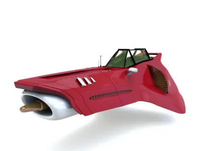 Mirage 3d model render