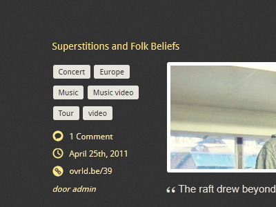 The raft drew... band blog image meta information tags thumbnail