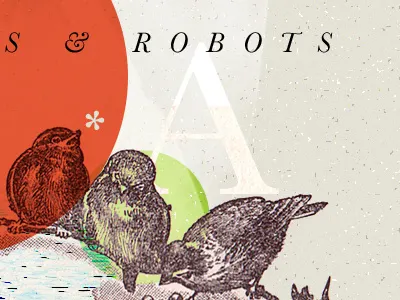 Collage Cover album ampersand cover rivers and robots