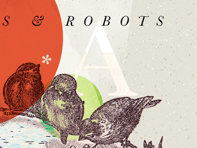 Collage Cover album ampersand cover rivers and robots