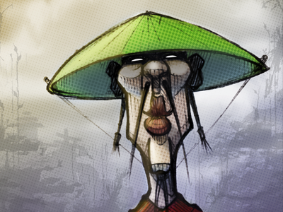 Assassin colour comic art illustration photoshop