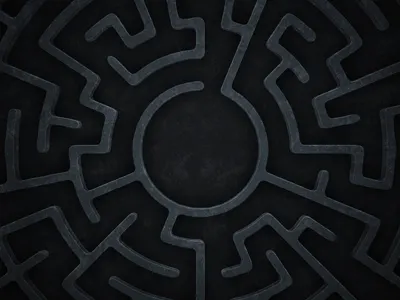 A-maze-ing design heist maze stone