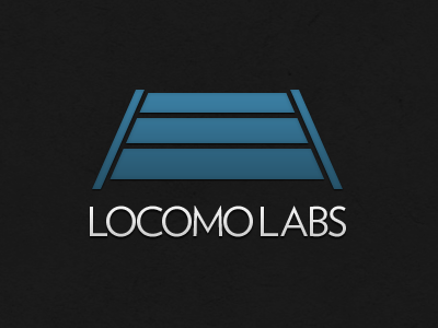 Locomo Tracks black blue locomo labs logo tracks vector verlag