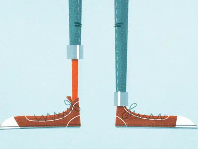 Harey feet animalalphabet hare hipster illustration
