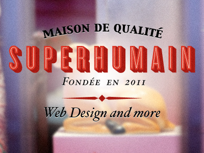 Logo Superhumain2 branding logo retro