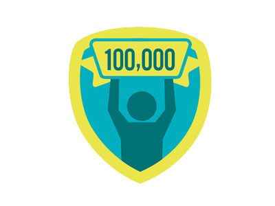 Badge 4sq badge